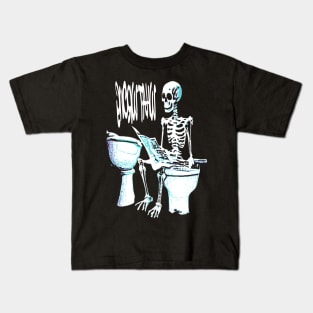 funy skeleton Kids T-Shirt